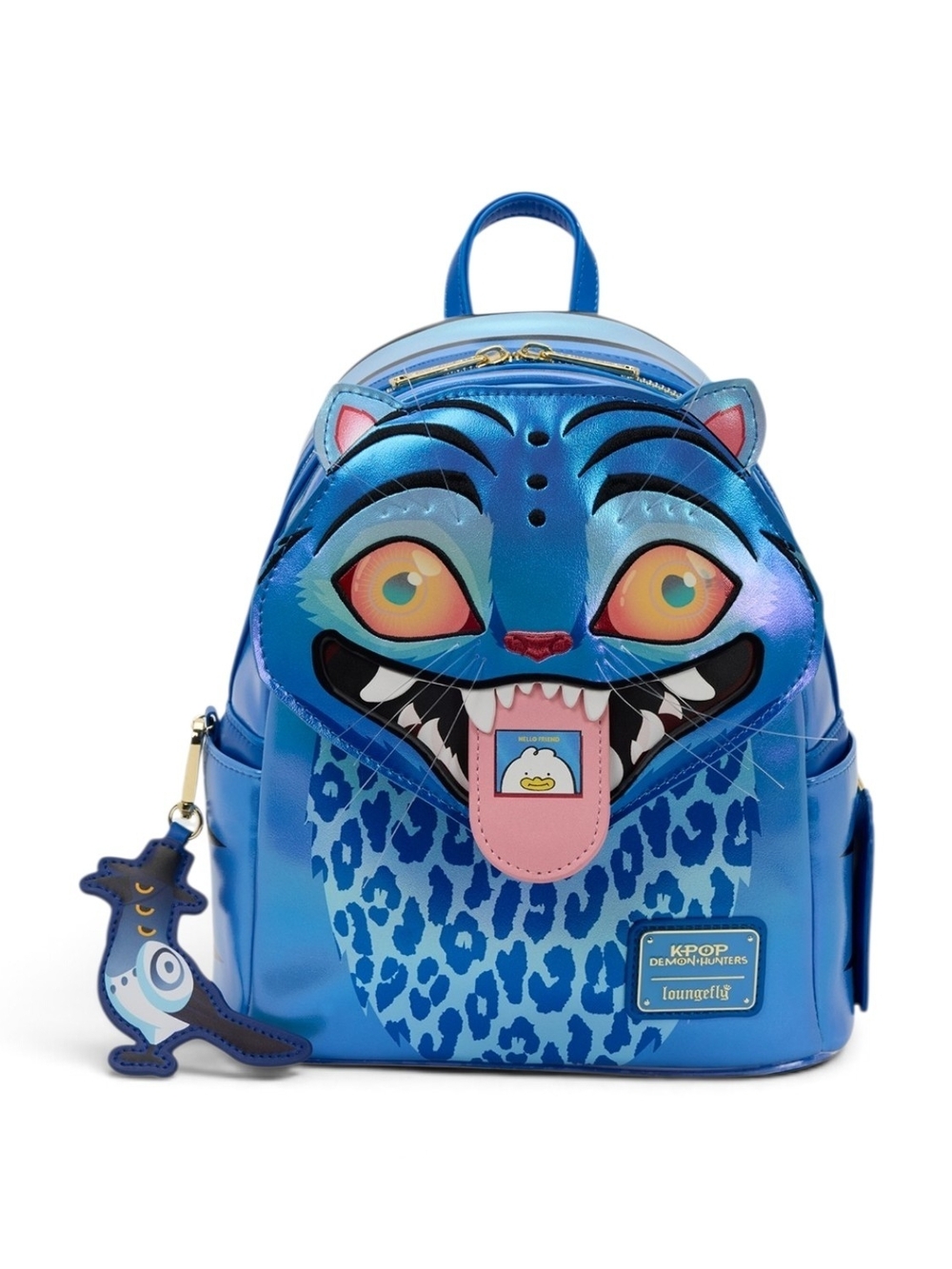 Loungefly KPop Demon Hunters Derpy Tiger Light Up Mini Backpack NWT - Picture 7 of 7